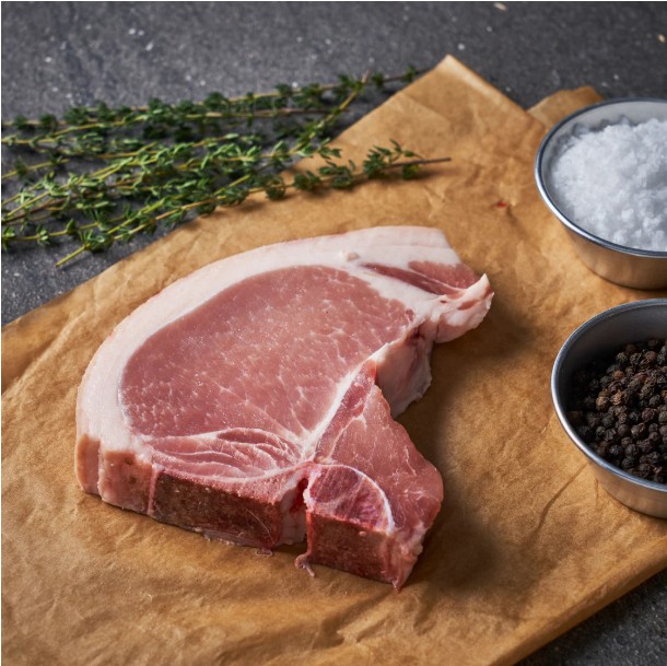 Μπριζόλα χοιρινή T-BONE με κόκκαλο